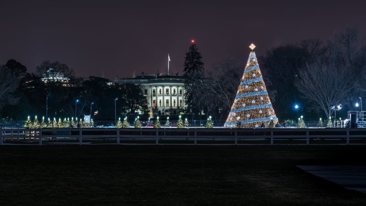 White House and National Christmas Tree