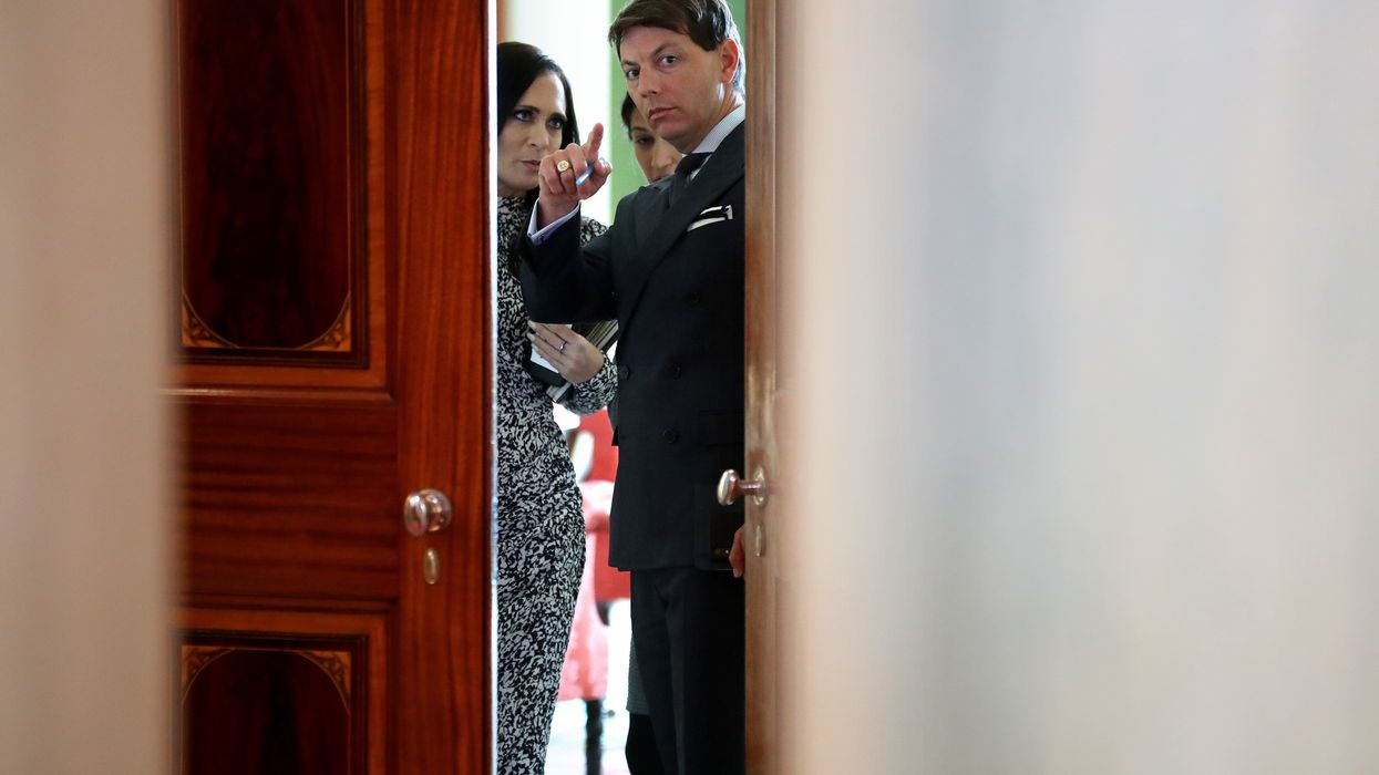 White House Press Secretary Stephanie Grisham and Deputy Press Secretary Hogan Gidley
