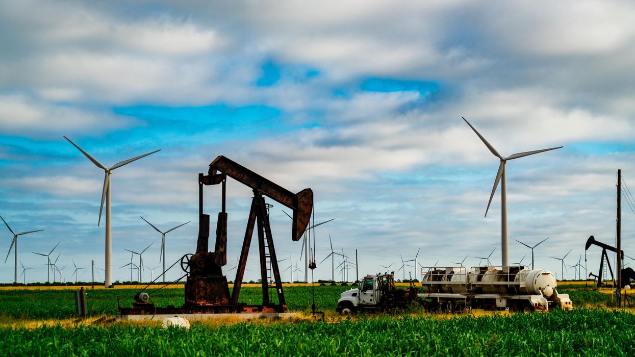 Windmills and oil pumps