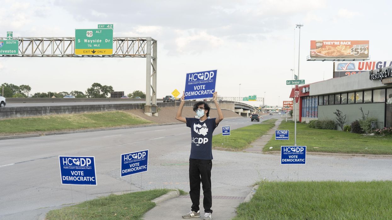 young political volunteer